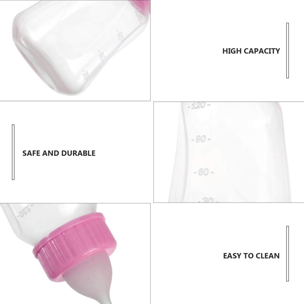 LEDMOMO Cat Feeding Kitten Milk for Puppies and Nutrition and with Feeding Dog Liquid Pet Milk Bottle Bottle, 120ml, Leak-Proof, Bottle, Kittens,