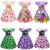 New Children'S Flying Sleeve Dress Cosplay Rhythm Box 3D Digital Printing Dress