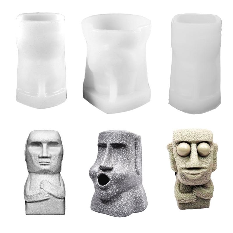 Statue Mold for Candle Making,Candle Mold Silicone for DIY Aromatherapy Candle,Epoxy Resin,Casting,Wax,Soaps,DIY Crafts