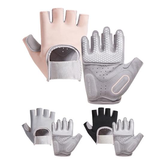 Cycling Gloves for Men Women Half Finger Bike Gloves with Anti-Slip Shock-Absorbing Pad for Mountain Road Bicycle Biking Cycling