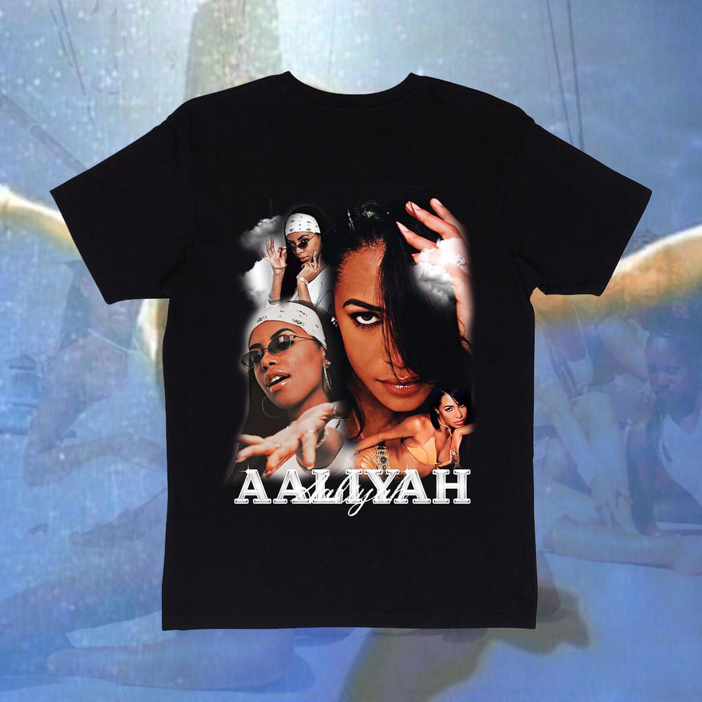 Aaliyah Homage Graphic T-Shirt 90s