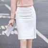 Women's High-Waisted Side Slit Pencil Skirt