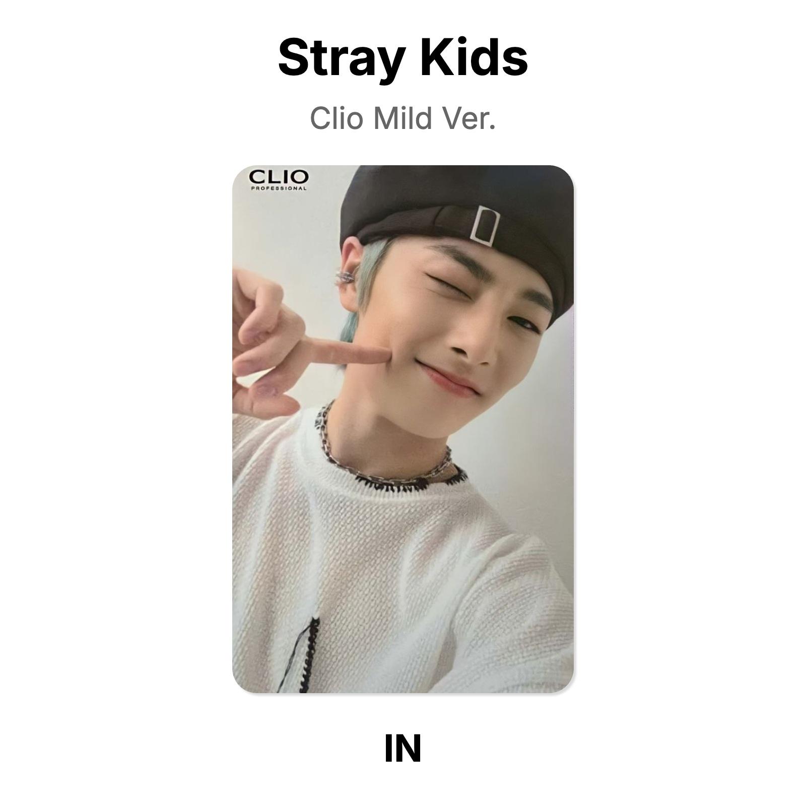 Stray Kids Clio Mild Ver. Официальная фотокарта I.N
