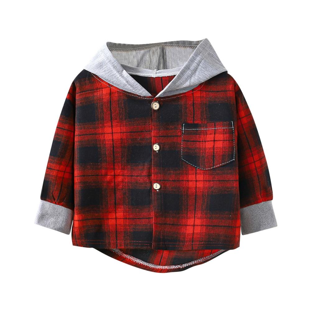Peuter Jongens Shirts Met Lange Mouwen Geruite Overhemd Voor Kinderen Lente Herfst Kinderkleding Casual Katoenen Shirts Tops 1-7Y