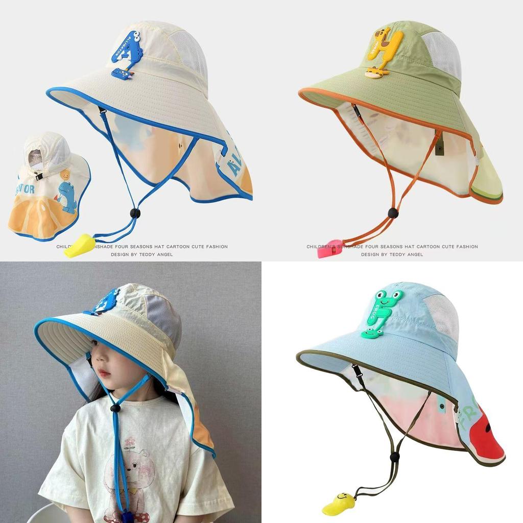 Summer Kids Sun Hat With Large Brim And Breathable Uv Protection For Beach And Outdoor Activities