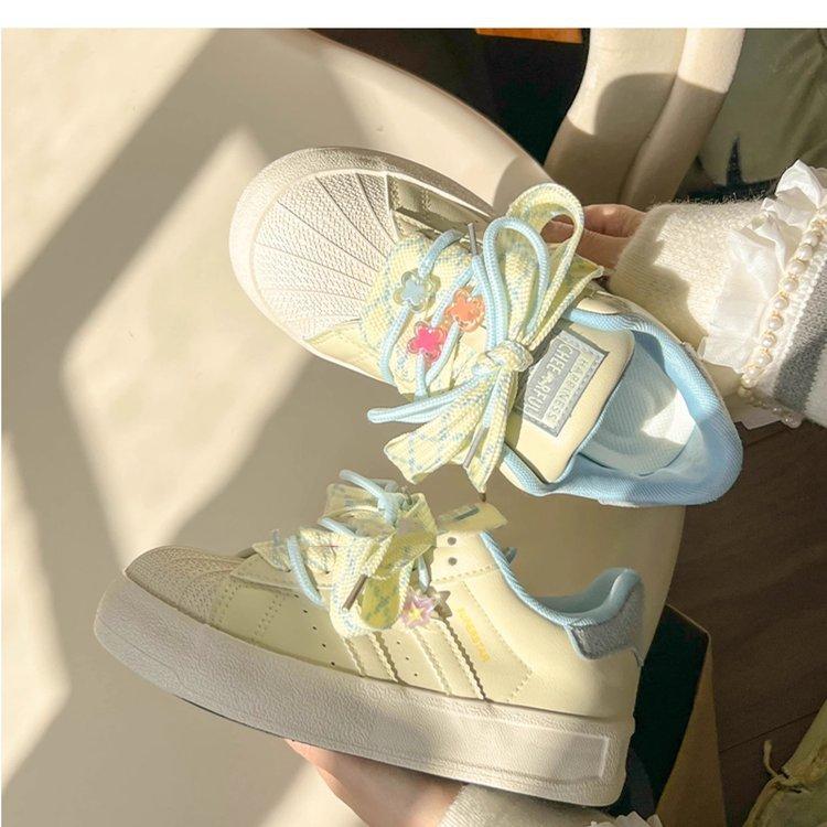 Leather white shoes children's 2025 spring and summer new popular ins trendy versatile niche board shoes niche design sense