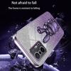 For Xiaomi 11T 5G/11T Pro 5G Phone Case Pull-out Kickstand Electroplating PC+TPU Cover