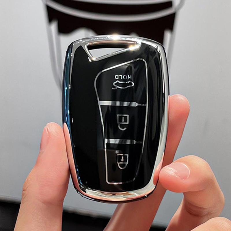 

Tpu Remote Key Case Cover Holder Fob For Hyundai Grandeur Hg Sedan Genesis G80 Santa Fe 3Dm Grand Santafe Ix45 Equus Azera