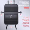 Seametal Multi-Pocket Car Organizer With Foldable Tray All In One Car Seat Back Storage Bag Tissue Holder Anti-Kick Pad For Kids