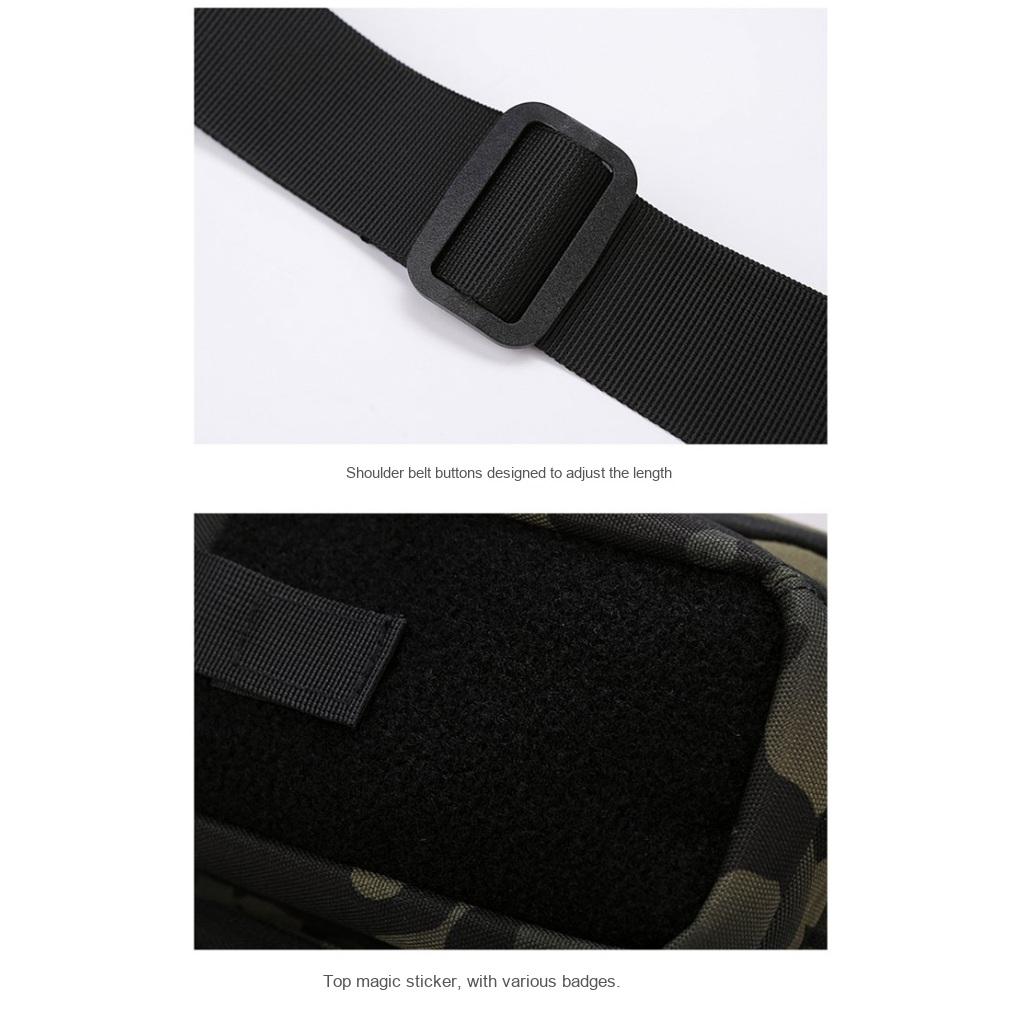 Crossbody Bag Unisex Oxford Multi Pocket Fishing Outdoor