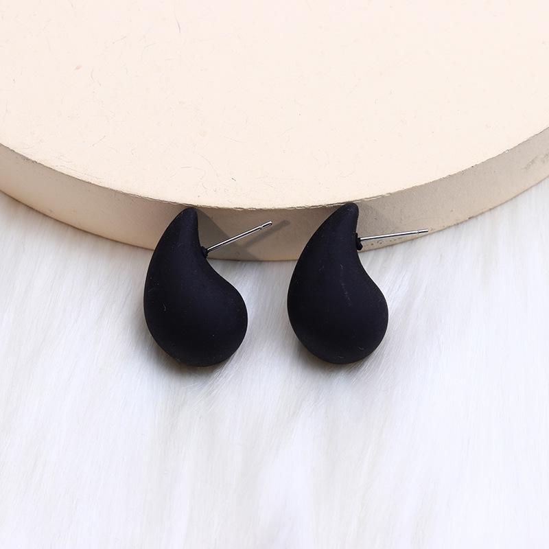 Plump Water Drop Acrylic Dangle Earrings - Simple & Fashionable Jewelry for Women