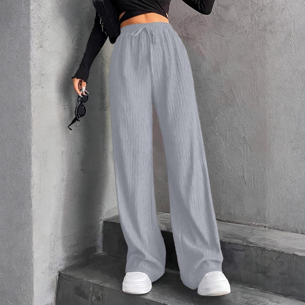 Women's Straight Pants Fashion Casual Pants Nine Point Harlan Pants
