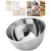 Magazine-featured Model Draining Bowl Rice Washing Rinsing Colander Perforated 3-way Vegetable Running Water Thawing Tub Stainless Steel Dishwasher