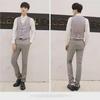 Gilet de costume pour homme coupe slim style coréen - Nouveau design sans repassage