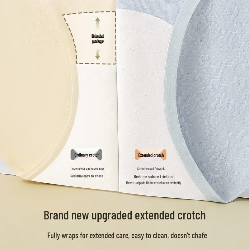 Miiow Women's 10A Antibacterial 100% Cotton High-Cut Briefs