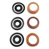 3 Leather Piston Sleeves and 6 Sealing Rings Compatible with Most Type 75 Pumps Perfect for Daily Maintenance Tasks