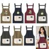 Adjustable Chef Apron Anti-fouling Cooking Smock Portable Catering Work Clothes  for Home Kitchen