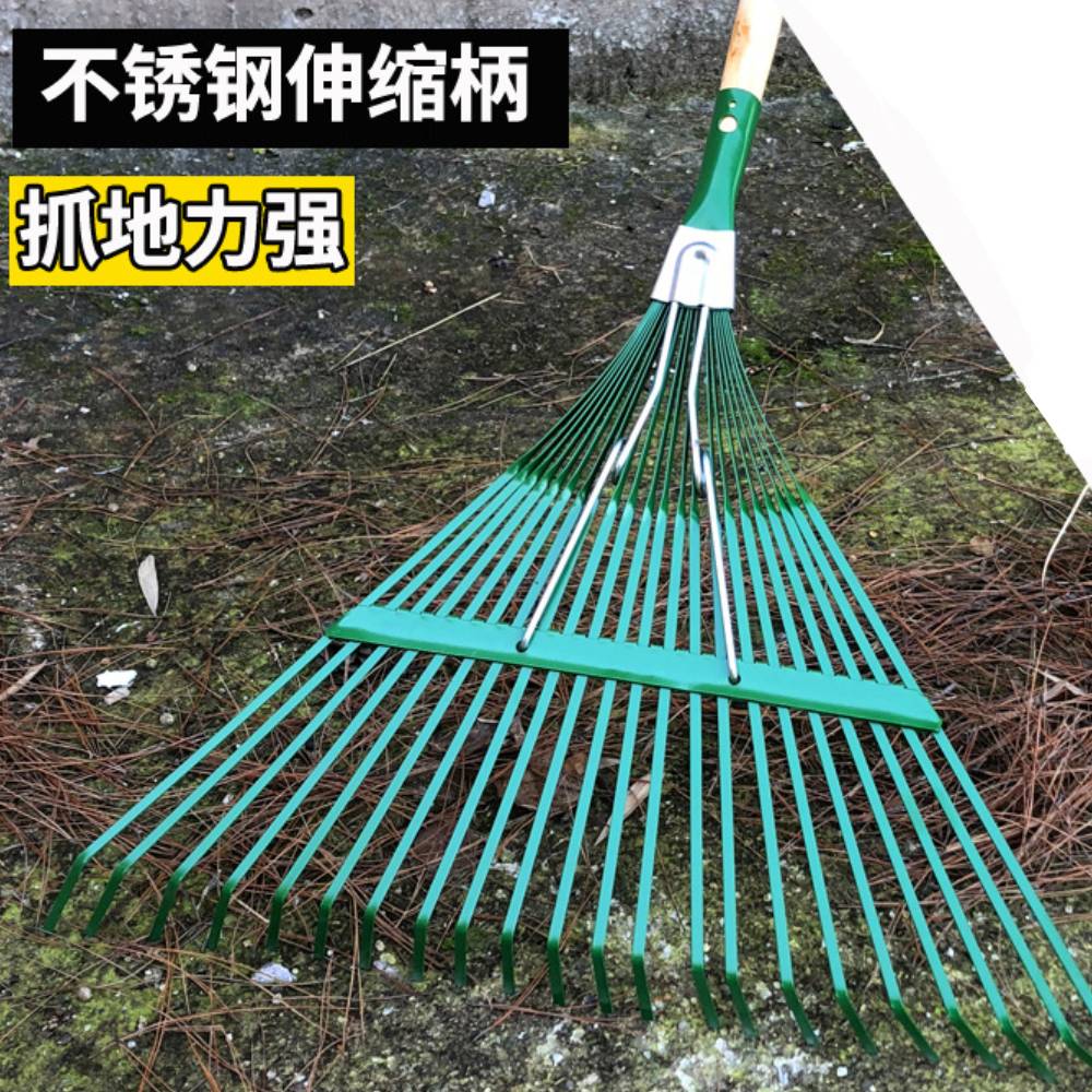 Garden Rake Head Only Landscape Backyard Leaf Rake Head Hand Rake Head for Planting Picking Leaves Grass Clippings Shrub Weeding