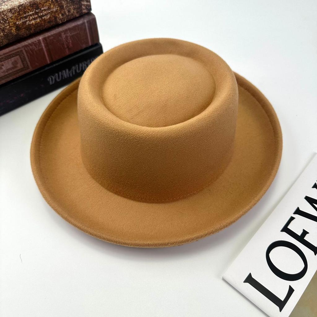 Four Seasons Hat Felt Hat Light Hat Rolled Edge Flat Top Versatile Sunscreen Women And Men