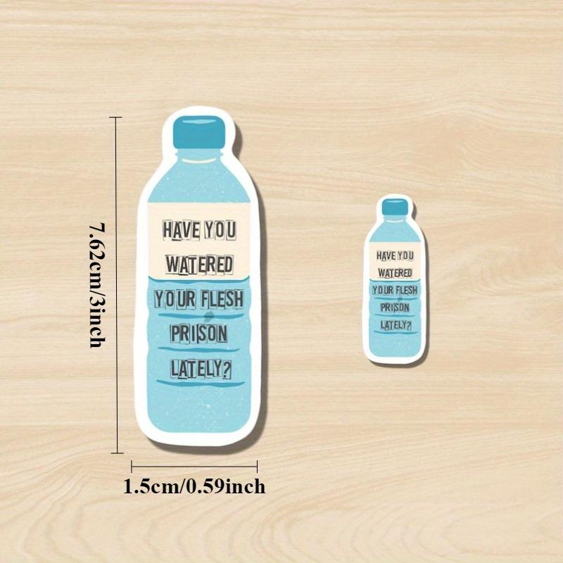 Have You Watered Your Flesh Prison Lately Sticker, Funny Snarky Hydration Sticker, Dark Humor Water Bottle Sticker, Subversive Humor