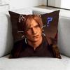 RResident Evil Leon Kennedy Pillow Case Antidustmite Pillowcase Invisible zipper silky short plush Sofa cushion cover