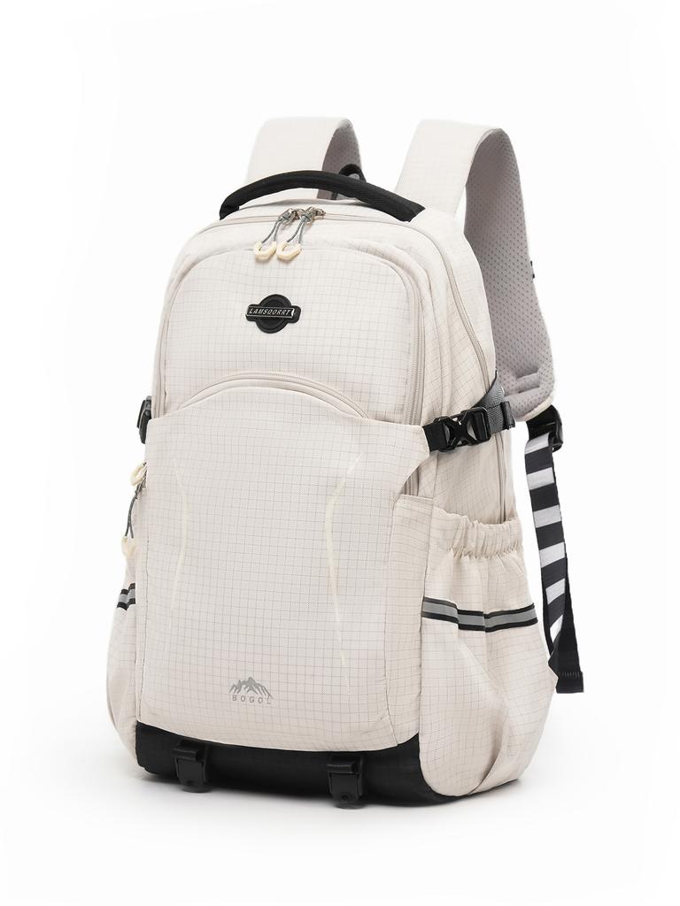Schoolbag Korean ins Backpack Men's Simple Large Capacity Casual Computer Backpack High School Junior High School Student School Bag