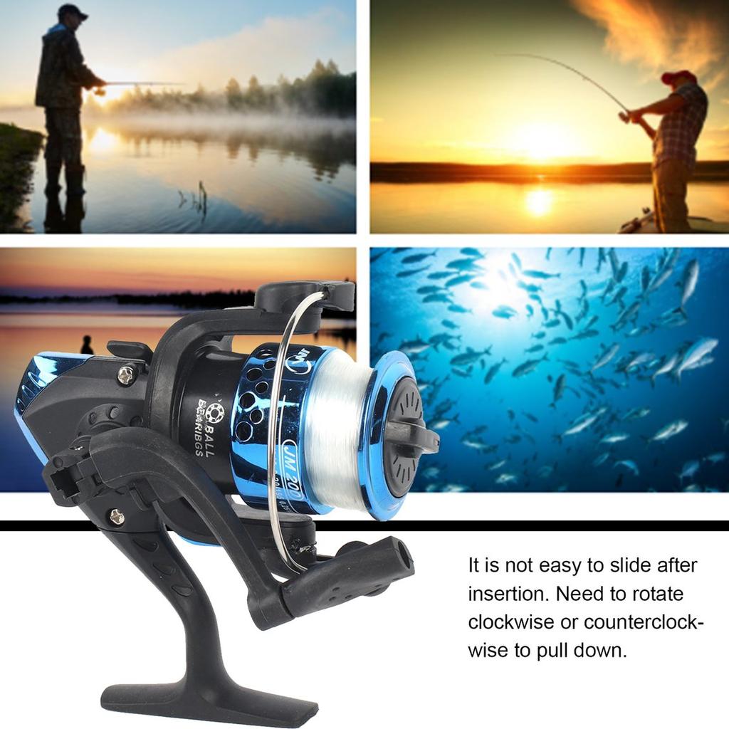 Buy 1.8M 2.1M 2.4M 2.7M 3M Telescopic Fiberglass Fish Pole With 200 Fishing Reel at affordable