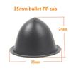 2 Pcs  Speaker Dust Cover Pp Tip Coned Dust Caps Black Protective Sleeve Speaker Repair Parts Accessories