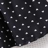 Dress For Girls 1-8Y Birthday Korean Style Fashion Lace Trim Heart Pattern Dress with Matching Bag