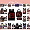 Bbq Ena Dream Pattern Childrens Backpack Lunch Bag Pen Case Set Gift Schoolbag