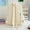 Schoolbag Japanese Ins New High-value Fresh and Sweet Candy-colored Backpack Junior High School Students Lightweight Travel Backpack