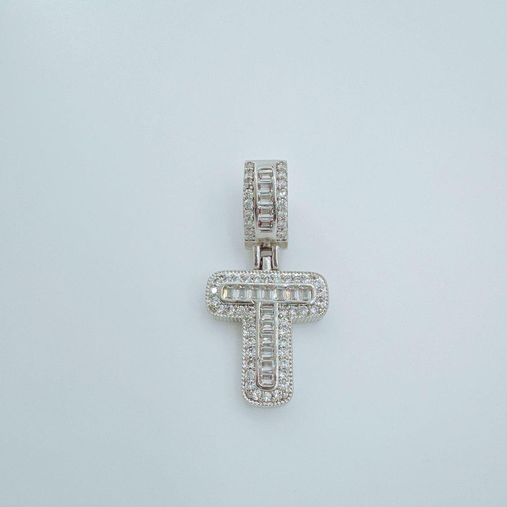 European Rock Candy Necklace: 26-Letter Pendant, Hip Hop Fashion Jewelry Accessories