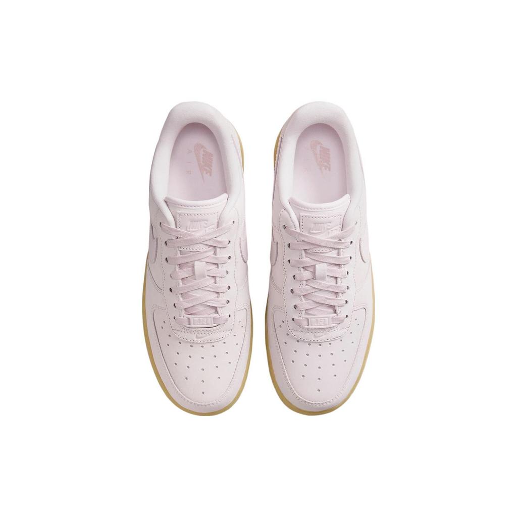 Nike Womens Air Force 1 Premium 'Pearl Pink Gum' (women's sizes) Pearl Pink / Gum Light Brown / Pearl Pink Skateboard Shoes DR9503 601