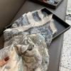 130*130cm Extra Large Square Scarf Fashion Scarves Cotton and Linen Hand Feel Scarf Lightweight Wraps Neck Scarves for Women