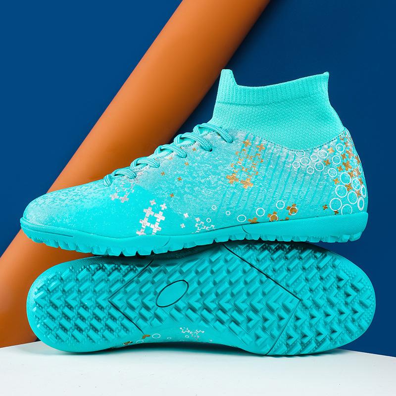 

Spot football shoes men s and women s long nails broken nails adult sports shoes large size TF artificial training shoes 47