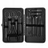 Manicure Pedicure Face Travel Set 18 Pieces Xxl Matte Black