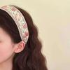 1/3pcs Elegant Chiffon Embroidery Flower Hairband – Sweet Floral Headband Turban Hoop for Women Hair Accessories