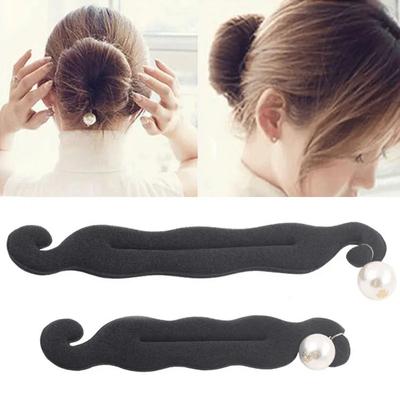 Grampos de Cabelo Twist Styling Bun para Penteado Hairpins Hairdisk Cabeça de Almôndega Clipe de Borracha Acessórios de Cabelo Para Mulheres Ferramenta para Trançar Cabelo