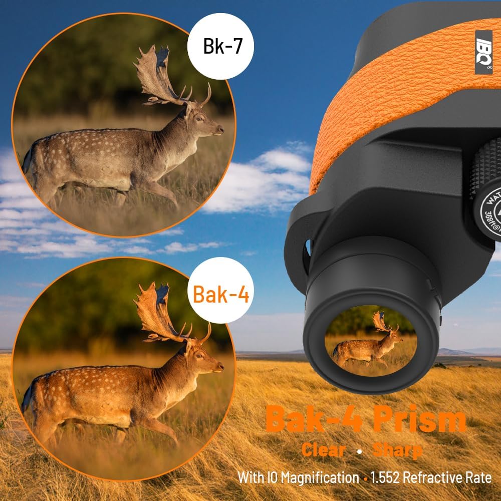 15X36 Compact Binoculars for Kids, for Adults, BAK4 Prism FMC Lens, IPX7 Waterproof Binoculars for Bird Watching, Outdoor Sport, Hunting, Theater and
