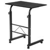 60cm Removable Side Table Height Adjustable Movable Portable Laptop Desk Stand For Bed Sofa Office