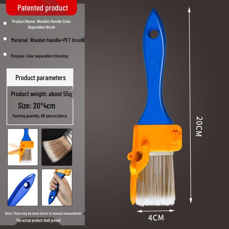 Yin Yang Corner Paint Brush for Trimming and Decorating Interior Walls