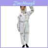Children's Astronaut Costume Cosplay Space Flight Jumpsuit Unisex Spacesuit Outfit