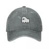 Undertale Annoying Dog Baseball Caps Vintage Distressed Cotton Video Game Snapback Hat for Men Women Outdoor Summer Hats Cap