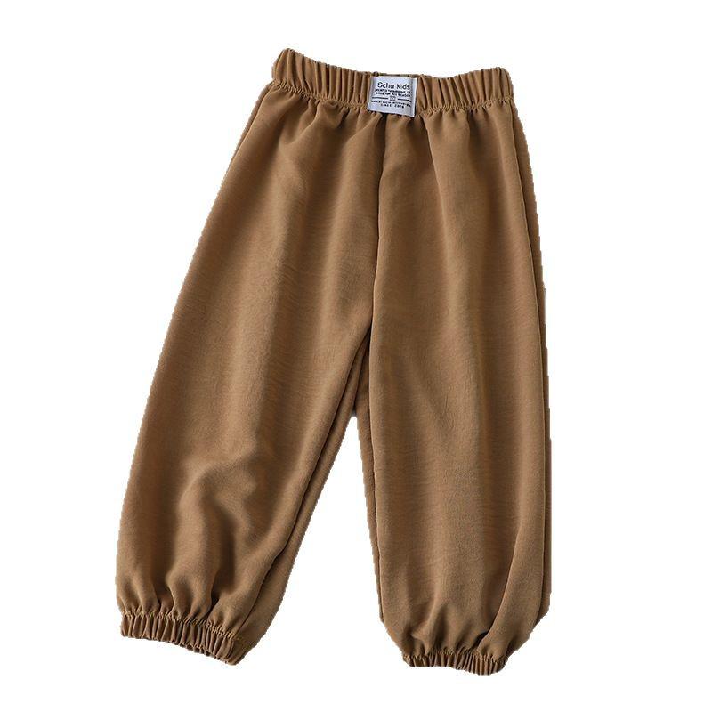2025 Summer Kids' Mosquito-Proof Wide-Leg Pants - Lightweight, Long, Loose-Fitting for Boys and Girls