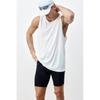 H M Sleeveless Sport Top Regular Fit dryMove wHite