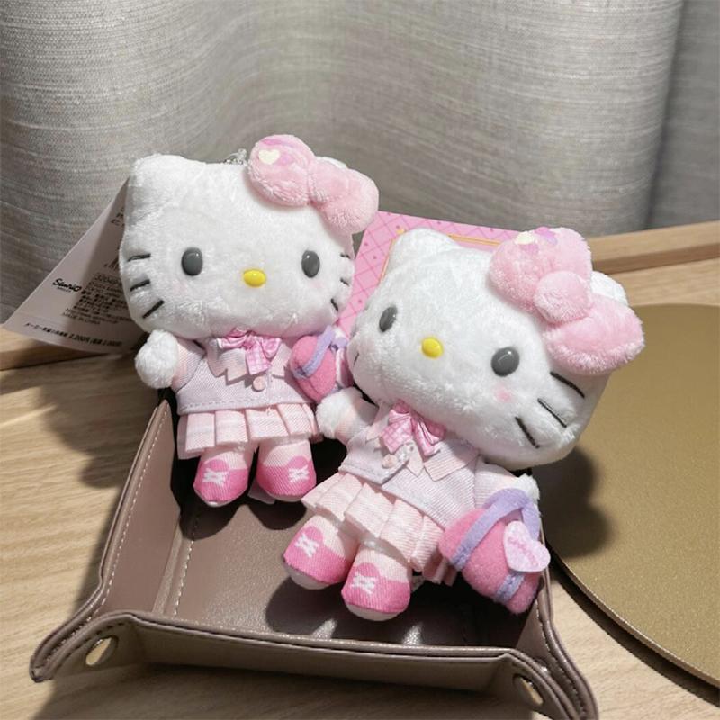 Sanrio Kimono Hello Kitty Păpușă de Pluș Pandantiv Breloc Desene Animate Kt Cat Pluș Breloc Accesorii pentru Geantă Cadouri Pandantiv Cheie Auto