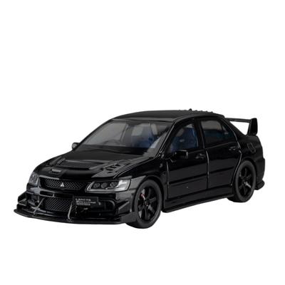 Maßstab 1/32 Mitsubishi Lancer Evo X 9 Legierungs-Modellauto Diecast Metall Spielzeugfahrzeug Miniaturauto Ton Licht Kinderspielzeugauto Geschenk