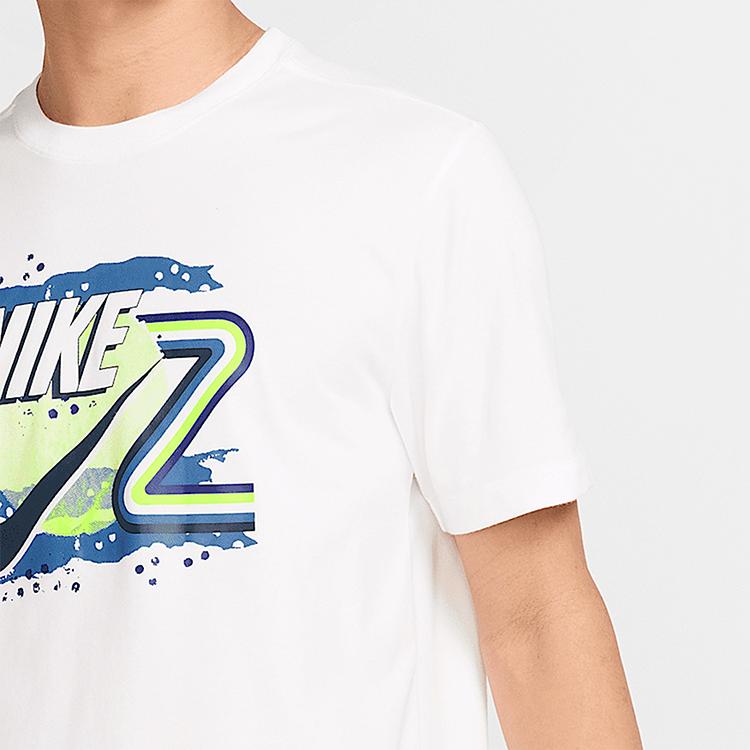 Nike Dri-Fit Court Comfortable Quick-Dry Tennis Short Sleeve T-Shirt Men Tops White HJ3367-100