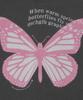MATCHGLOBE Butterfly Crop Top (Dark Grey)