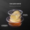 Gagaxiong Disposable Transparent Round Food Containers